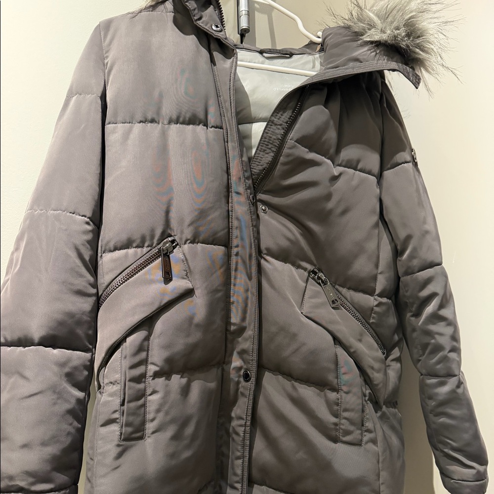Calvin Klein Repel Puffer Coat w Faux Fur Hood, Women’s XS - 0°F Warmth Rating